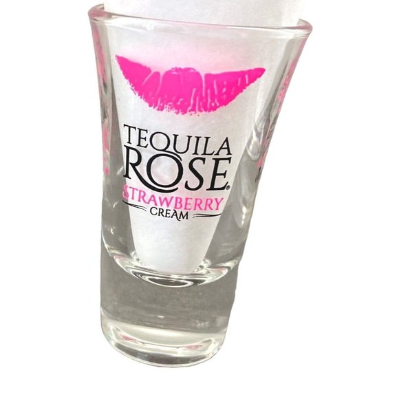 Tequila Rose Shot Glass Strawberry Cream Souvenir Naughty or Nice? - Picture 6 of 7